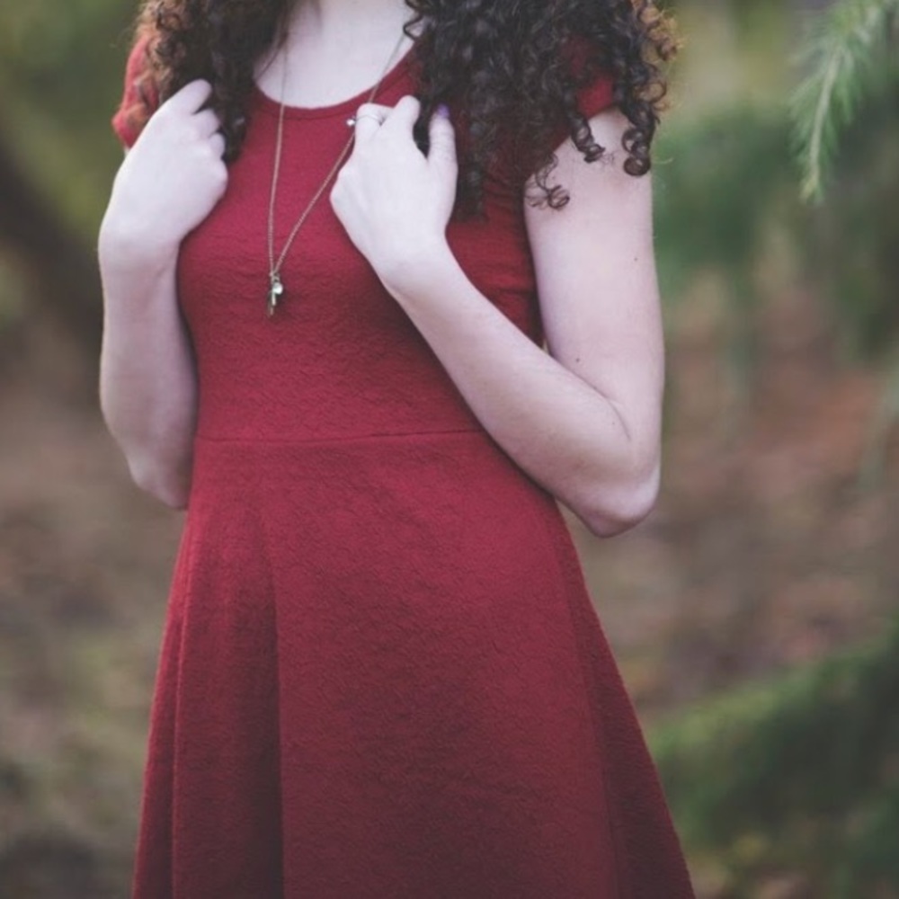 Red dress